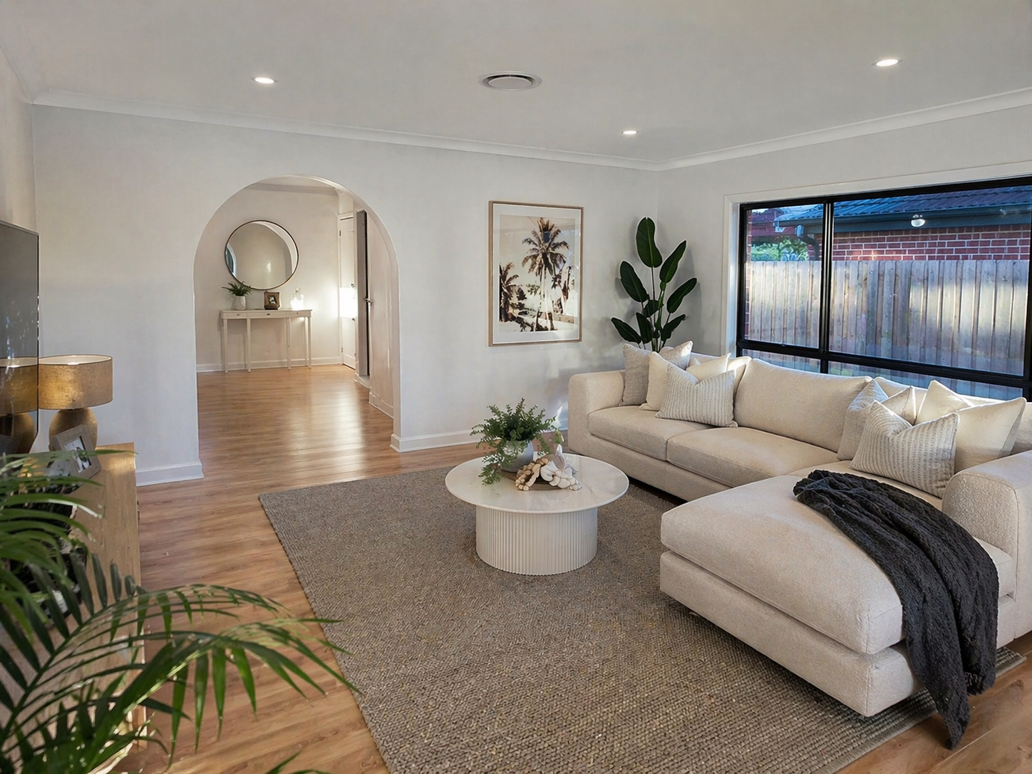 Living room after painting